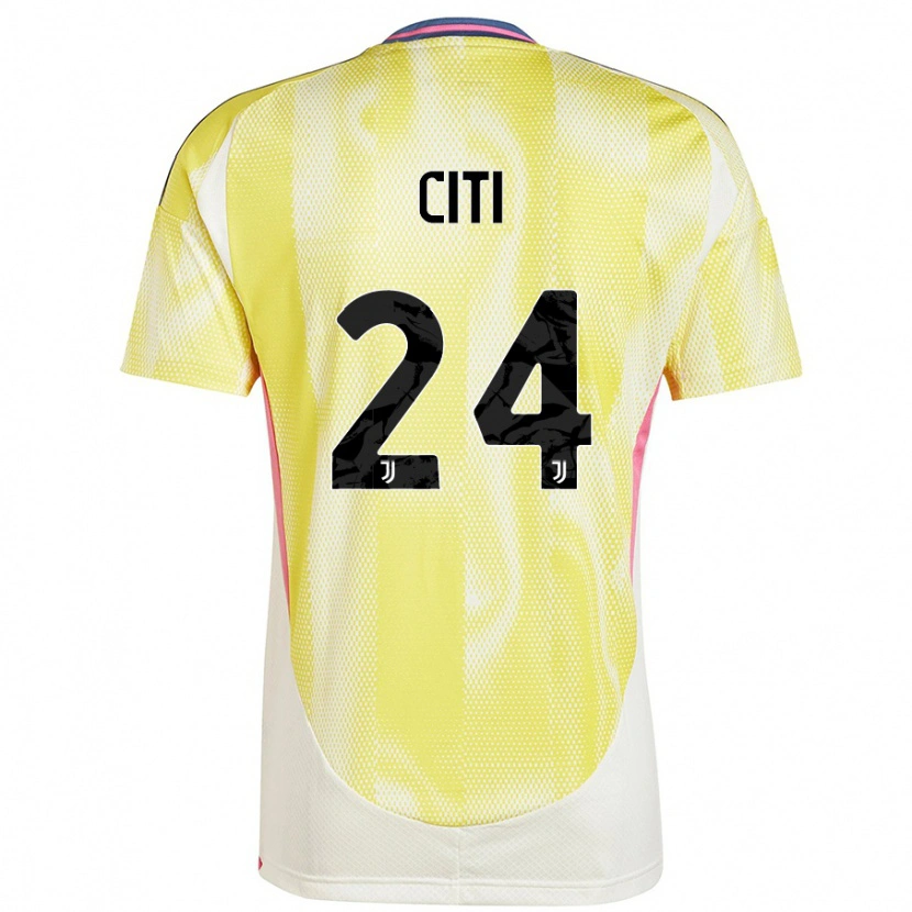 Danxen Kid Alessandro Citi #24 Solar Yellow Away Jersey 2024/25 T-Shirt