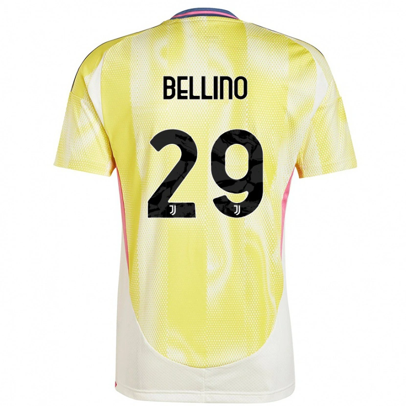 Danxen Kid Filippo Bellino #29 Solar Yellow Away Jersey 2024/25 T-Shirt