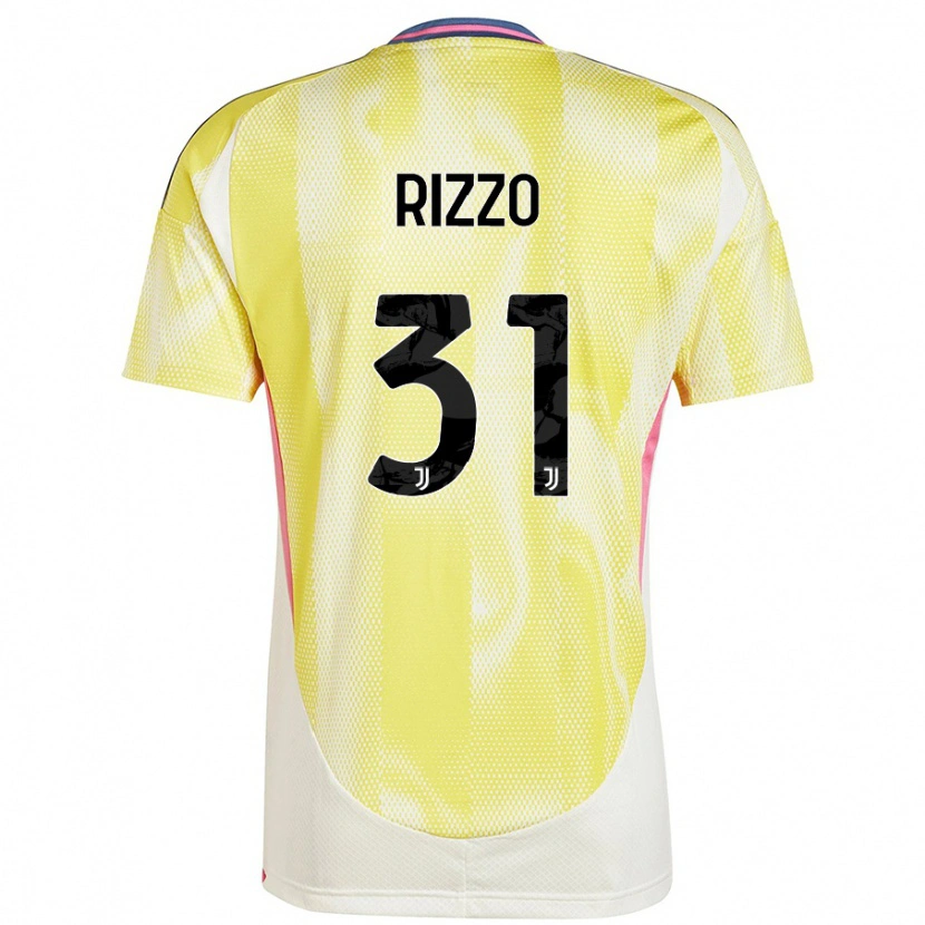 Danxen Kid Niccolò Rizzo #31 Solar Yellow Away Jersey 2024/25 T-Shirt