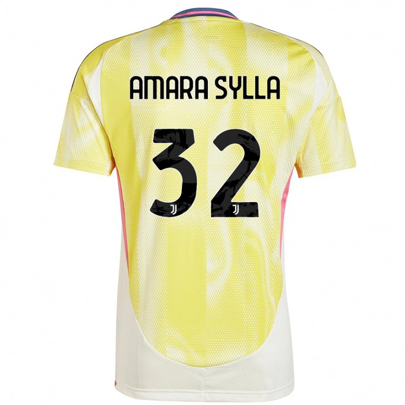 Danxen Kid Idris Amara Sylla #32 Solar Yellow Away Jersey 2024/25 T-Shirt