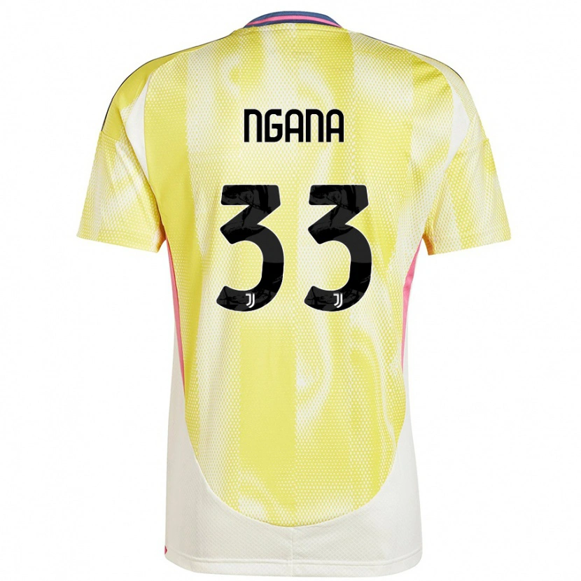 Danxen Kid Valdes Ngana #33 Solar Yellow Away Jersey 2024/25 T-Shirt