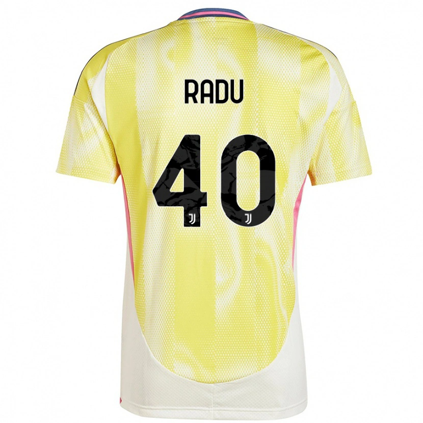 Danxen Kid Riccardo Radu #40 Solar Yellow Away Jersey 2024/25 T-Shirt