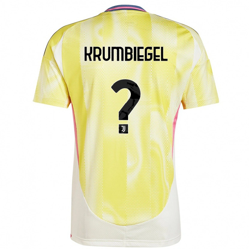 Danxen Kid Paulina Krumbiegel #0 Solar Yellow Away Jersey 2024/25 T-Shirt