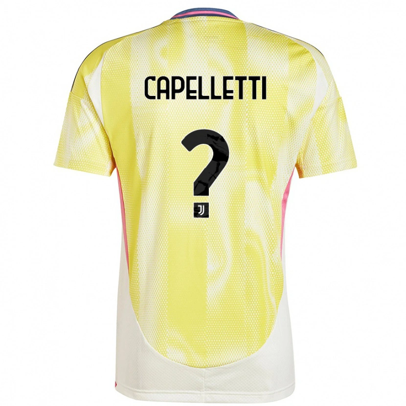 Danxen Kid Alessia Capelletti #0 Solar Yellow Away Jersey 2024/25 T-Shirt