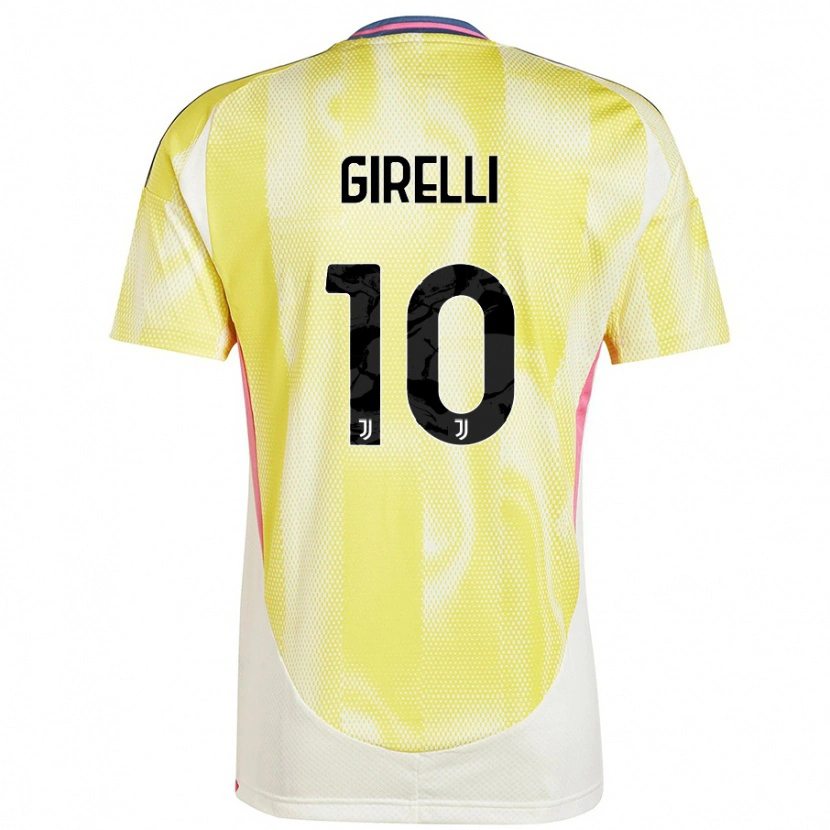 Danxen Kid Cristiana Girelli #10 Solar Yellow Away Jersey 2024/25 T-Shirt