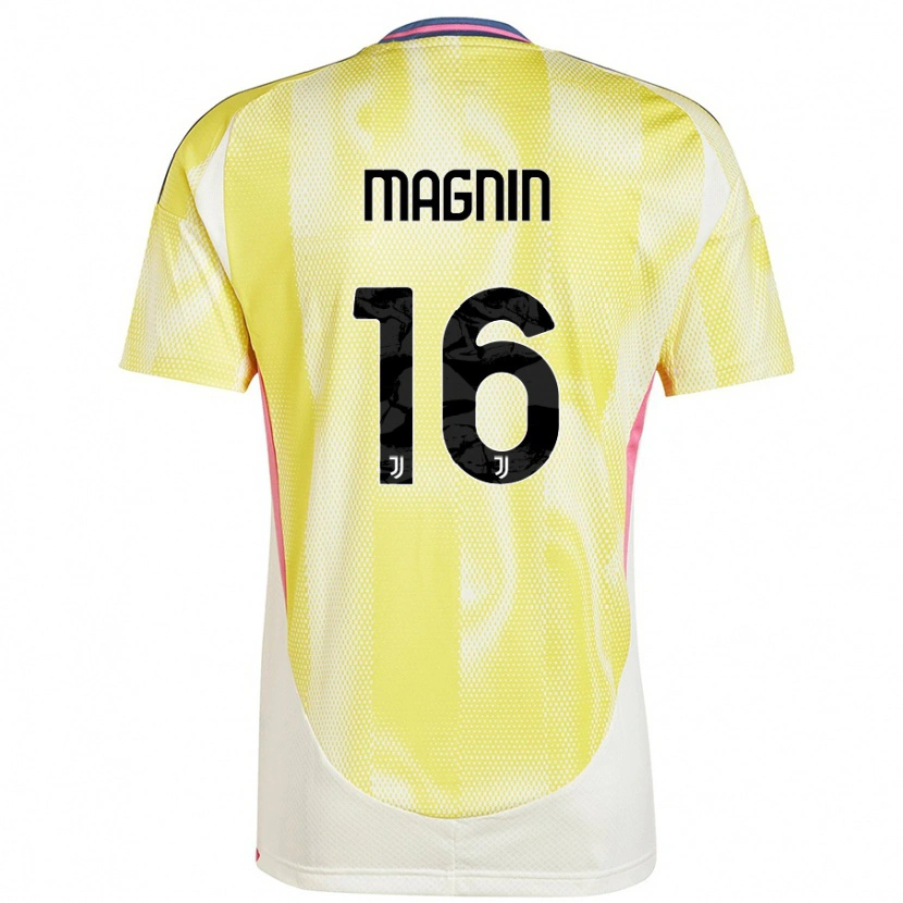 Danxen Kid Pauline Peyraud-Magnin #16 Solar Yellow Away Jersey 2024/25 T-Shirt