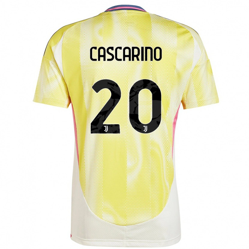 Danxen Kid Estelle Cascarino #20 Solar Yellow Away Jersey 2024/25 T-Shirt