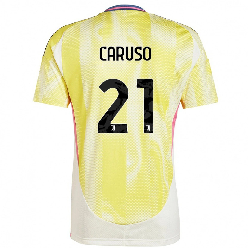 Danxen Kid Arianna Caruso #21 Solar Yellow Away Jersey 2024/25 T-Shirt