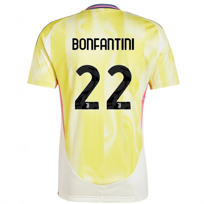 Danxen Kid Agnese Bonfantini #22 Solar Yellow Away Jersey 2024/25 T-Shirt