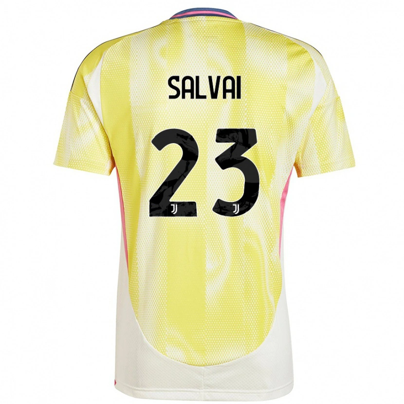 Danxen Kid Cecilia Salvai #23 Solar Yellow Away Jersey 2024/25 T-Shirt