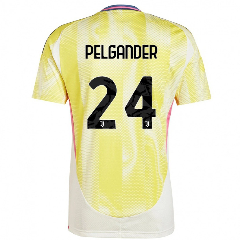 Danxen Kid Elsa Pelgander #24 Solar Yellow Away Jersey 2024/25 T-Shirt