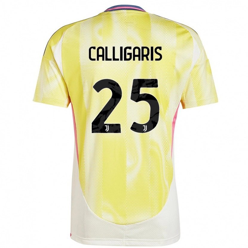 Danxen Kid Viola Calligaris #25 Solar Yellow Away Jersey 2024/25 T-Shirt