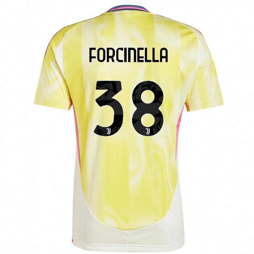 Danxen Kid Camilla Forcinella #38 Solar Yellow Away Jersey 2024/25 T-Shirt