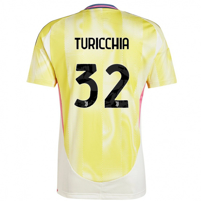 Danxen Kid Riccardo Turicchia #32 Solar Yellow Away Jersey 2024/25 T-Shirt