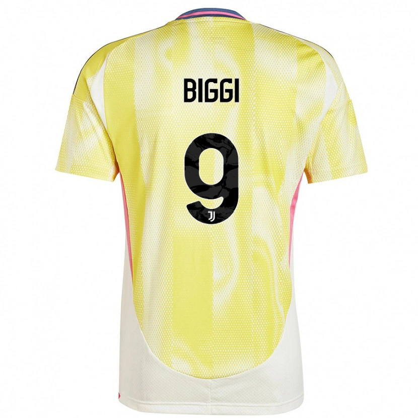 Danxen Kid Silvano Biggi #9 Solar Yellow Away Jersey 2024/25 T-Shirt