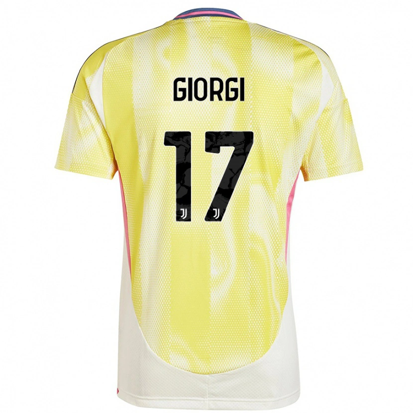 Danxen Kid Lorenzo Giorgi #17 Solar Yellow Away Jersey 2024/25 T-Shirt