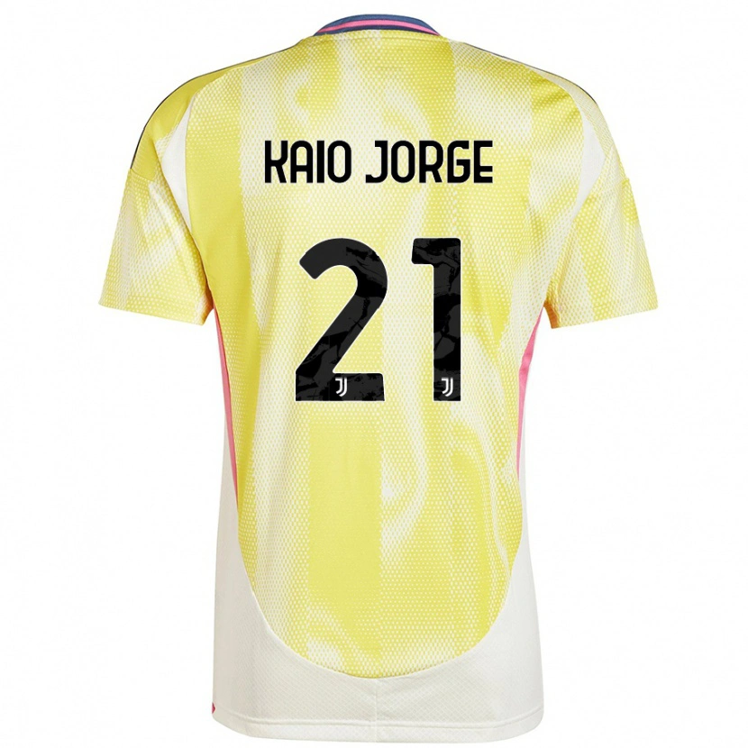 Danxen Kid Kaio Jorge #21 Solar Yellow Away Jersey 2024/25 T-Shirt