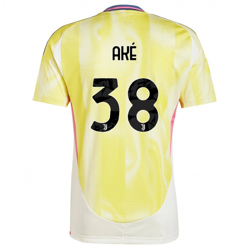 Danxen Kid Marley Ake #38 Solar Yellow Away Jersey 2024/25 T-Shirt