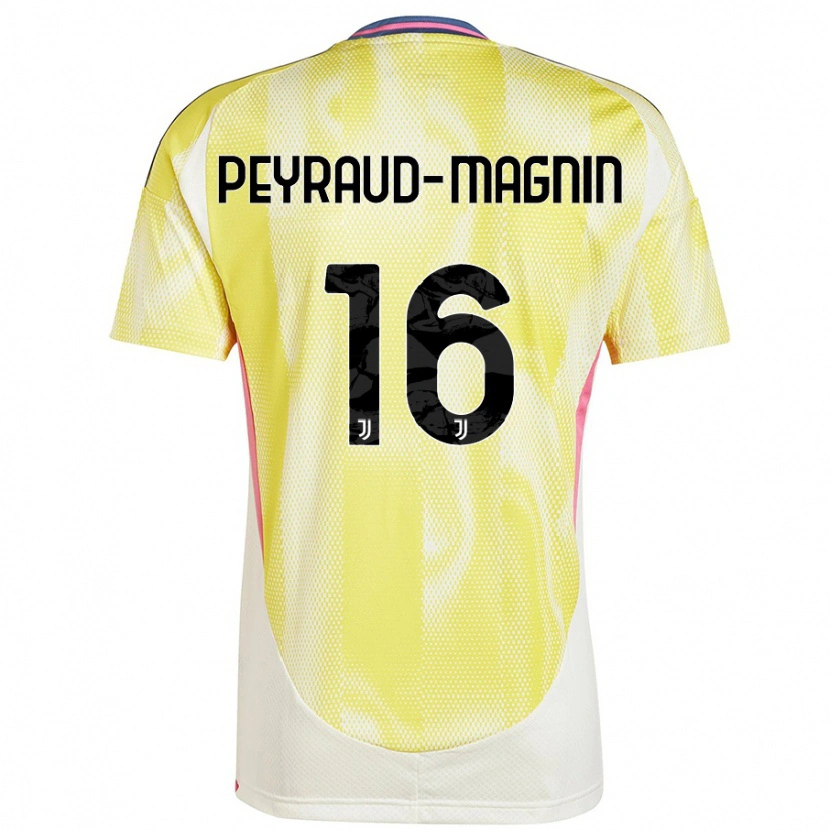 Danxen Kid Pauline Peyraud-Magnin #16 Solar Yellow Away Jersey 2024/25 T-Shirt