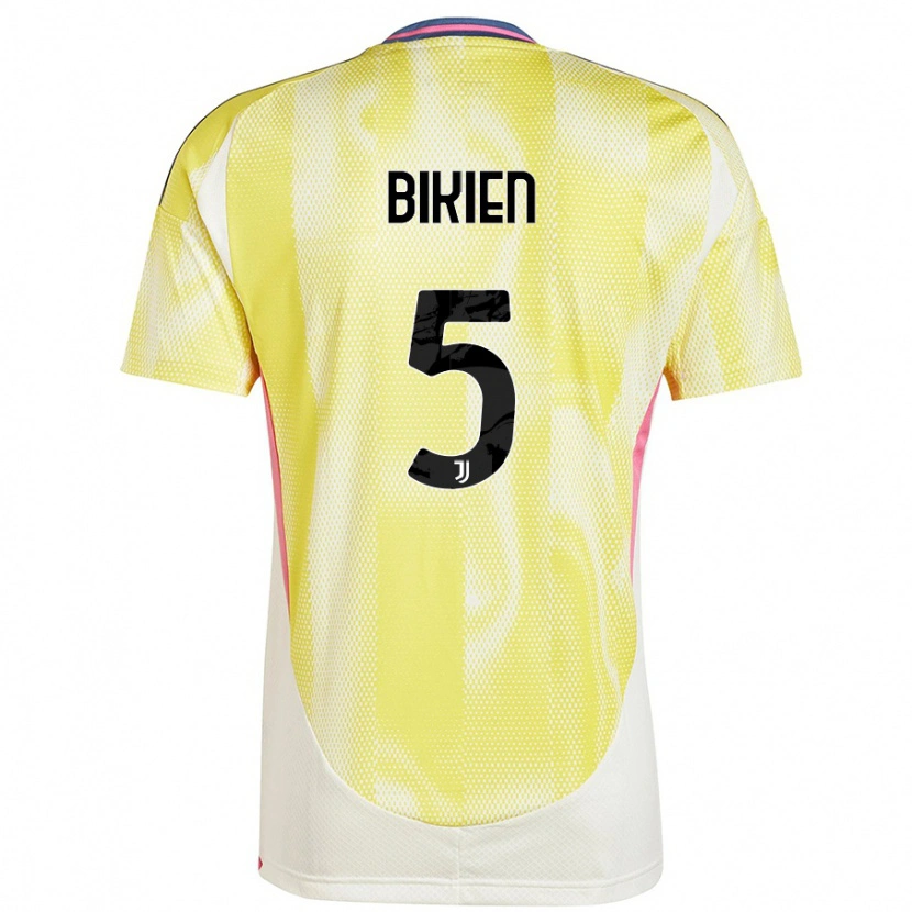 Danxen Kid Felix Nzouango Bikien #5 Solar Yellow Away Jersey 2024/25 T-Shirt