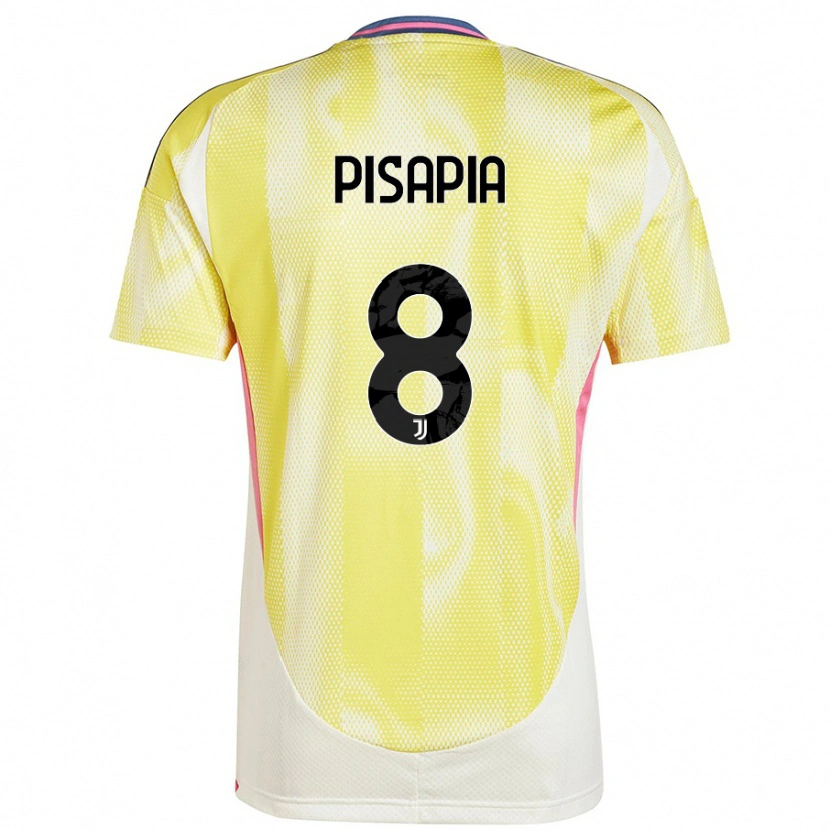 Danxen Kid Luciano Pisapia #8 Solar Yellow Away Jersey 2024/25 T-Shirt