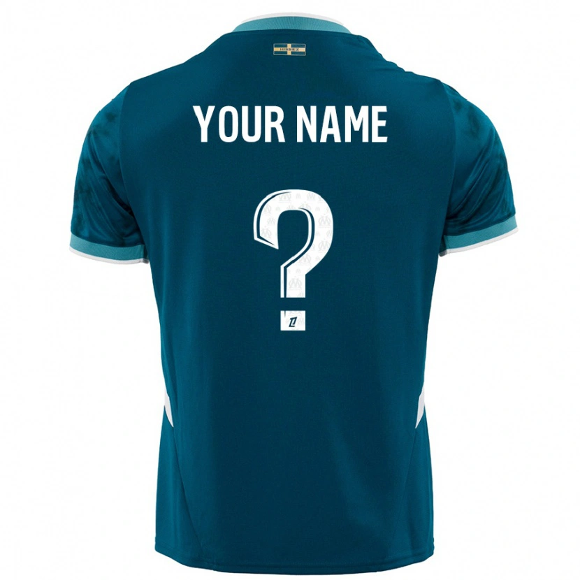 Danxen Kid Your Name #0 Turquoise Blue Away Jersey 2024/25 T-Shirt