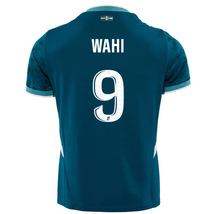 Danxen Kid Elye Wahi #9 Turquoise Blue Away Jersey 2024/25 T-Shirt