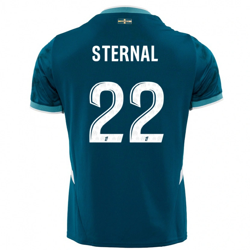 Danxen Kid Enzo Sternal #22 Turquoise Blue Away Jersey 2024/25 T-Shirt