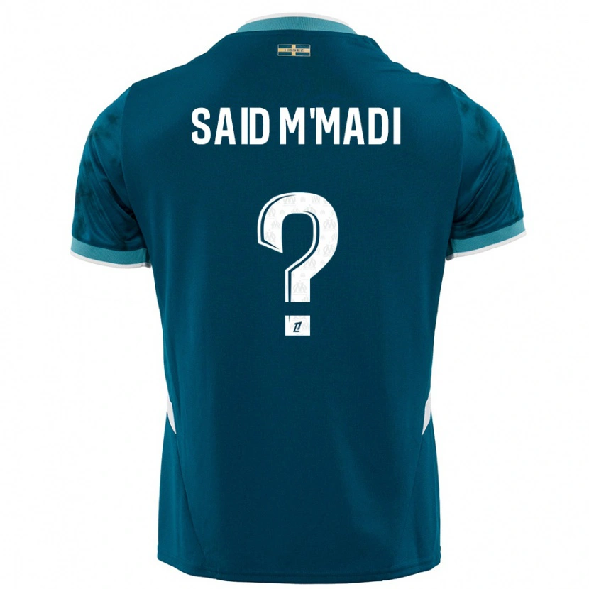 Danxen Kid Yakine Said M'madi #0 Turquoise Blue Away Jersey 2024/25 T-Shirt