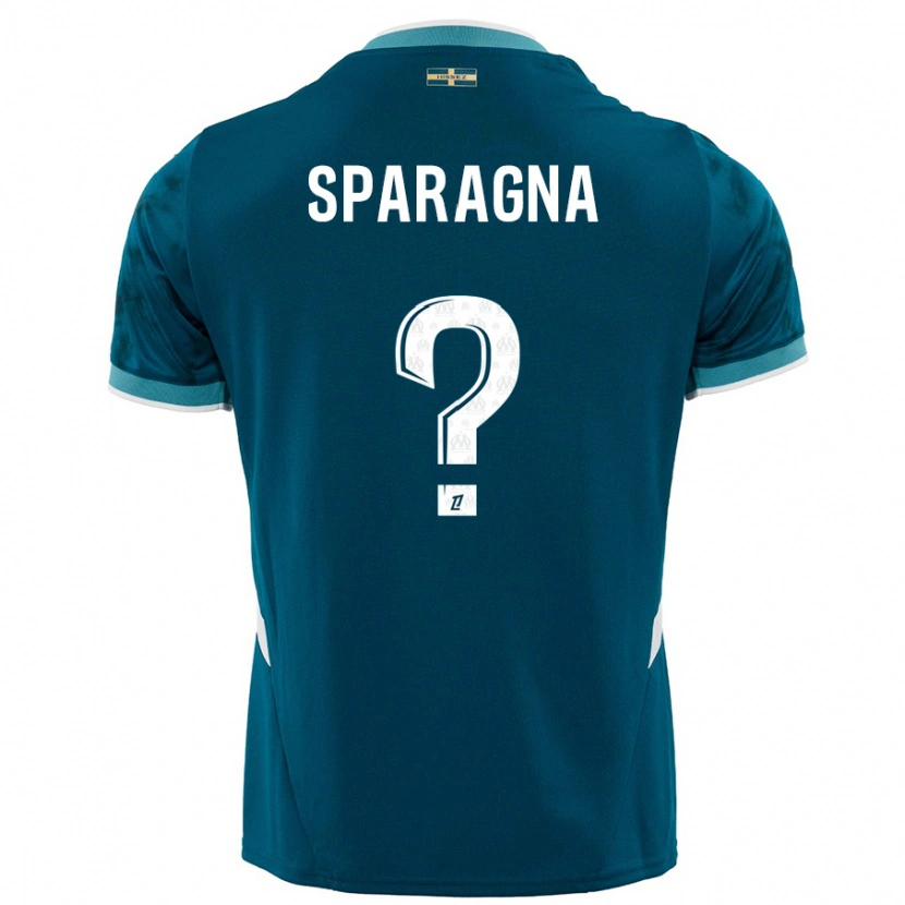 Danxen Kid Stéphane Sparagna #0 Turquoise Blue Away Jersey 2024/25 T-Shirt