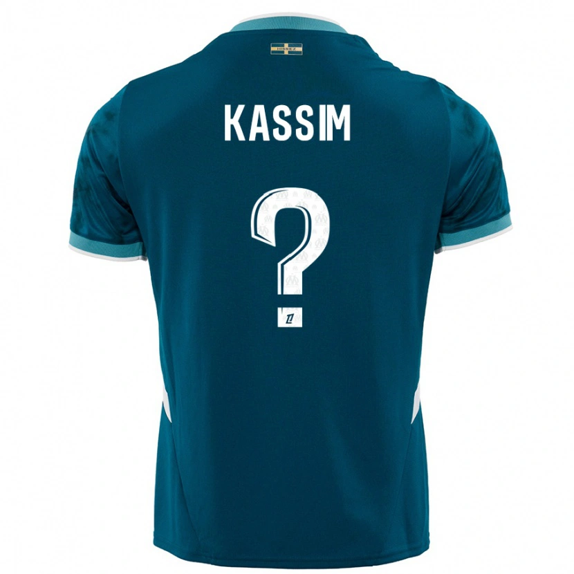 Danxen Kid Kassim Abdallah #0 Turquoise Blue Away Jersey 2024/25 T-Shirt