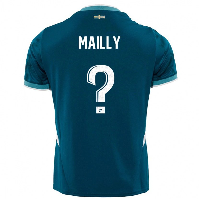 Danxen Kid Evan Mailly #0 Turquoise Blue Away Jersey 2024/25 T-Shirt