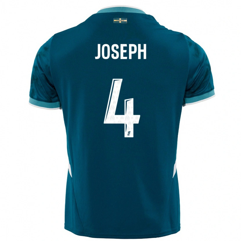 Danxen Kid Tabita Joseph #4 Turquoise Blue Away Jersey 2024/25 T-Shirt