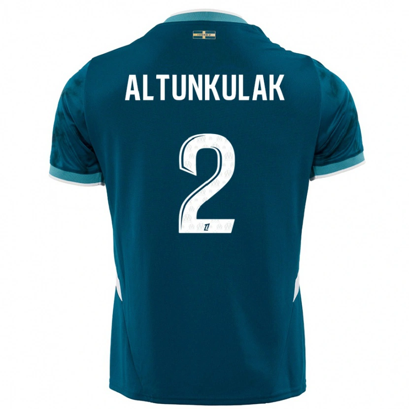 Danxen Kid Selen Altunkulak #2 Turquoise Blue Away Jersey 2024/25 T-Shirt