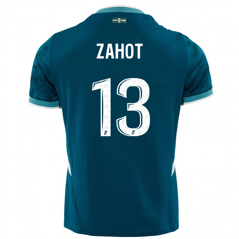 Danxen Kid Sarah Zahot #13 Turquoise Blue Away Jersey 2024/25 T-Shirt