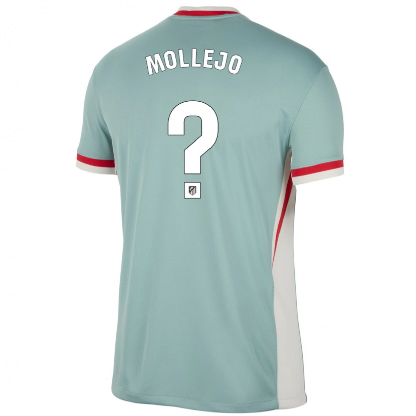 Danxen Kid Víctor Mollejo #0 Light Beige Blue Away Jersey 2024/25 T-Shirt