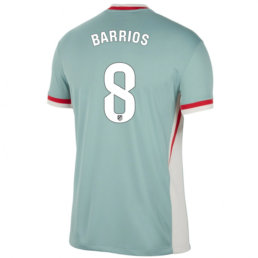 Danxen Kid Pablo Barrios #8 Light Beige Blue Away Jersey 2024/25 T-Shirt