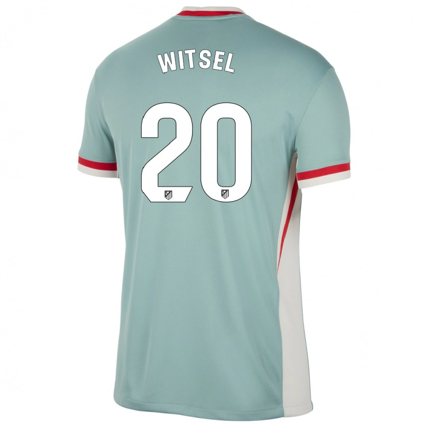 Danxen Kid Axel Witsel #20 Light Beige Blue Away Jersey 2024/25 T-Shirt