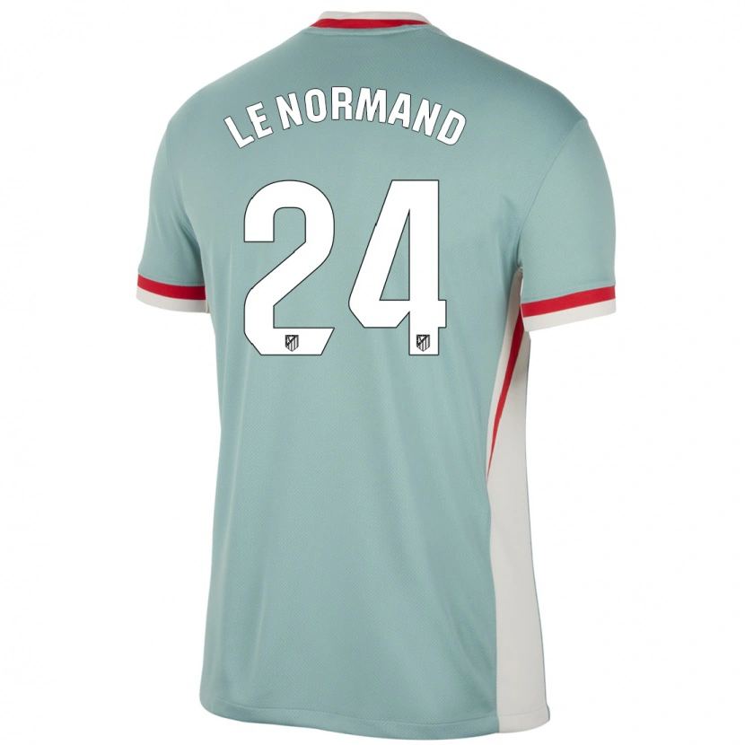 Danxen Kid Robin Le Normand #24 Light Beige Blue Away Jersey 2024/25 T-Shirt