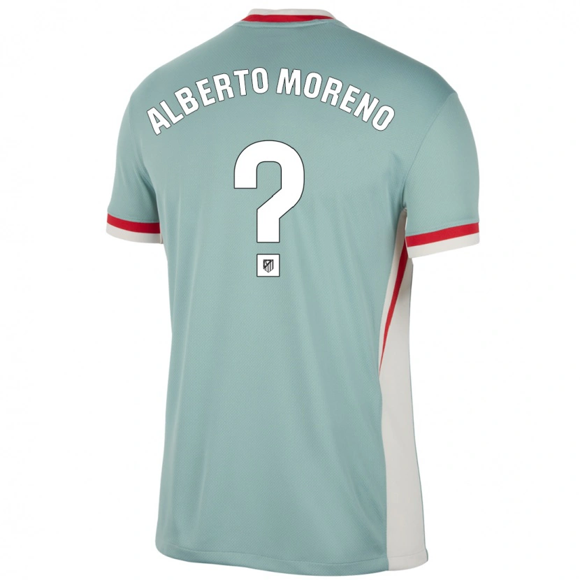 Danxen Kid Alberto Moreno #0 Light Beige Blue Away Jersey 2024/25 T-Shirt