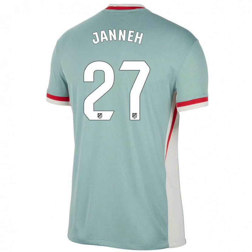 Danxen Kid Omar Janneh #27 Light Beige Blue Away Jersey 2024/25 T-Shirt