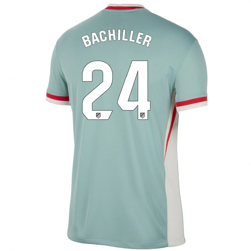 Danxen Kid Iker Bachiller #24 Light Beige Blue Away Jersey 2024/25 T-Shirt