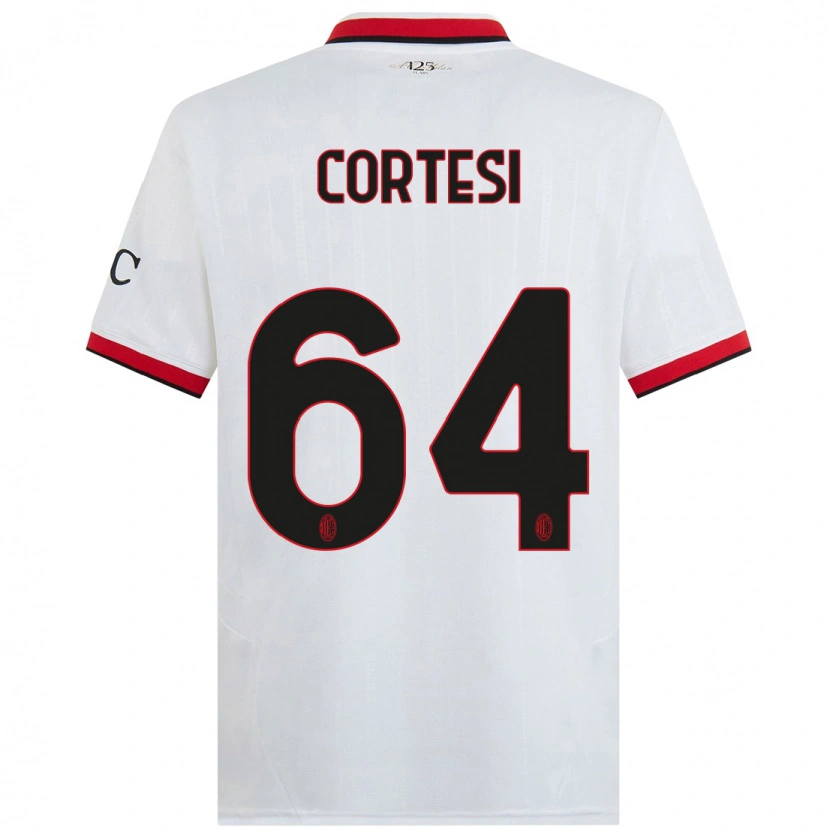 Danxen Kid Selena Cortesi #64 White Black Red Away Jersey 2024/25 T-Shirt