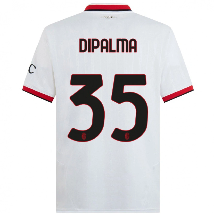 Danxen Kid Matteo Dipalma #35 White Black Red Away Jersey 2024/25 T-Shirt