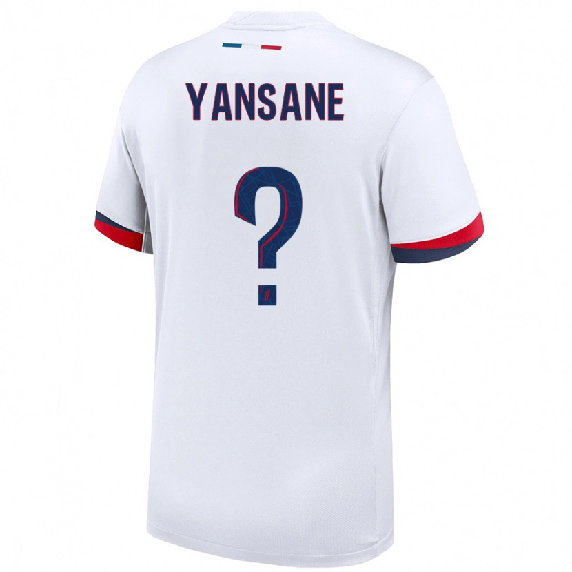 Danxen Kid Sekou Yansane #0 White Blue Red Away Jersey 2024/25 T-Shirt