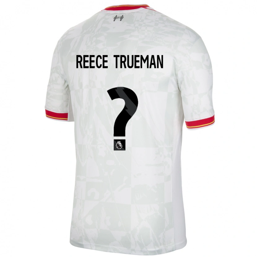 Danxen Kid Reece Trueman #0 White Red Black Third Jersey 2024/25 T-Shirt