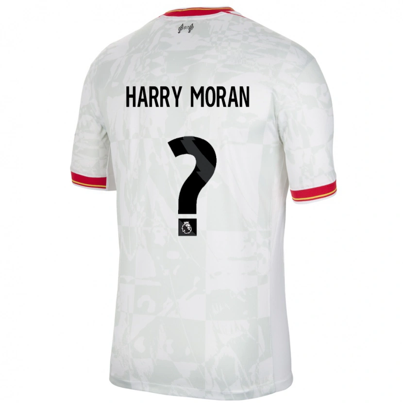 Danxen Kid Harry Moran #0 White Red Black Third Jersey 2024/25 T-Shirt