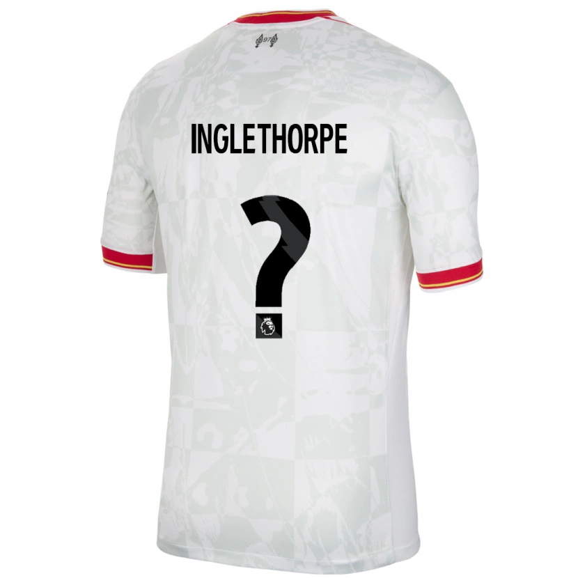 Danxen Kid Finn Inglethorpe #0 White Red Black Third Jersey 2024/25 T-Shirt