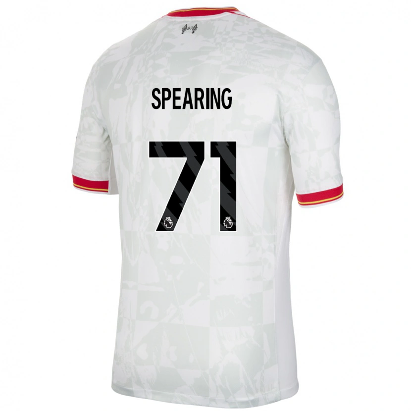 Danxen Kid Jay Spearing #71 White Red Black Third Jersey 2024/25 T-Shirt