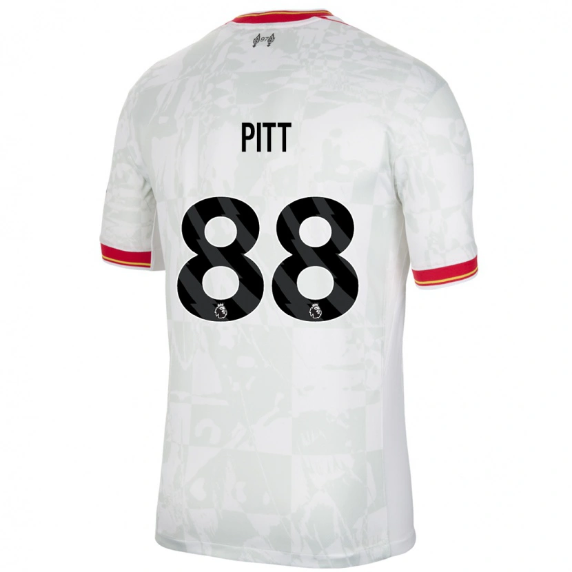 Danxen Kid Lucas Pitt #88 White Red Black Third Jersey 2024/25 T-Shirt